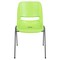 Emma and Oliver Ergonomic Shell Student Stack Chair - Classroom Chair / Office Guest Chair